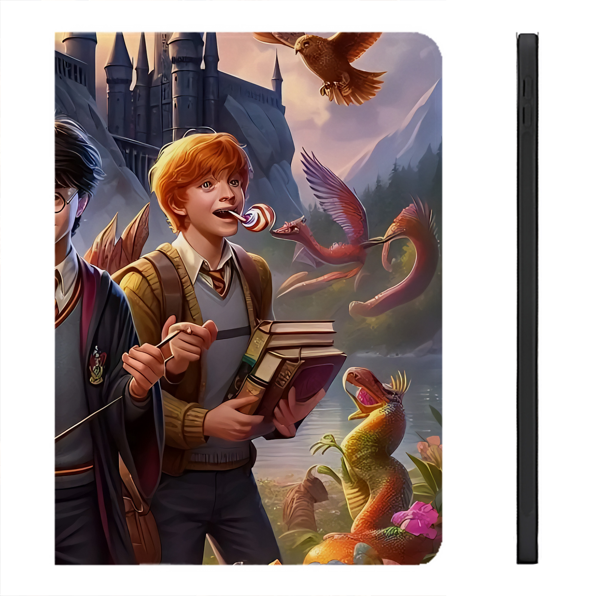 （画像用） Harry Potter ハリー・ポッターシリーズ IPadケース ペンホルダー付き ブックスタイルデザイン